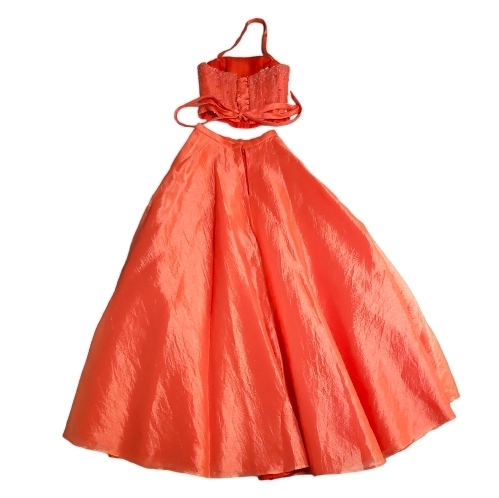 ALFRED ANGELO 2 PIECES PROM DRESS , SIZE XS - Picture 4 of 17